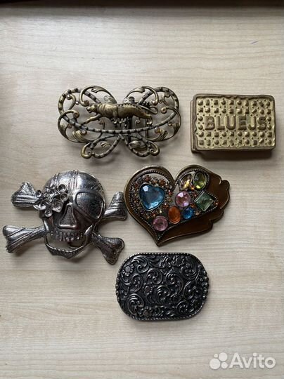 Пряжка латунная на ремень