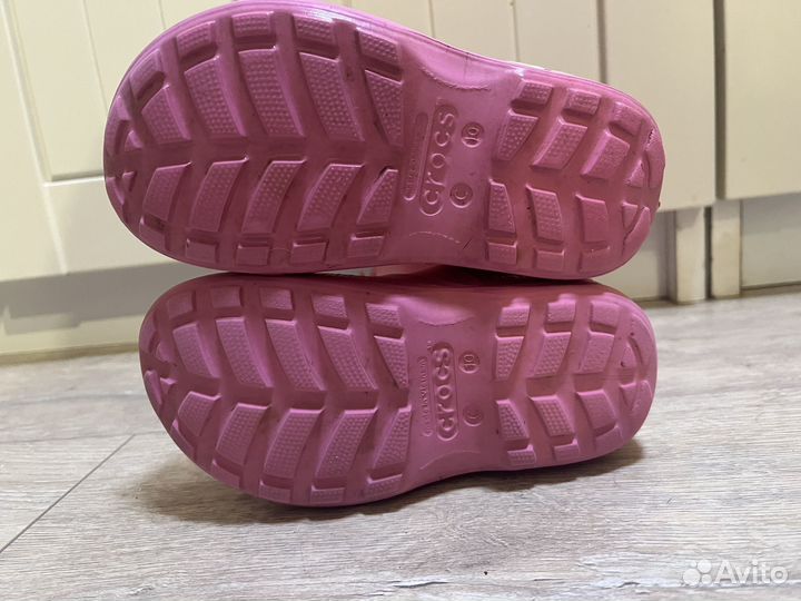 Резиновые сапоги Crocs c10 размер 27
