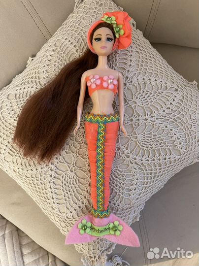 Кукла-русалка Сейшелы в коллекцию