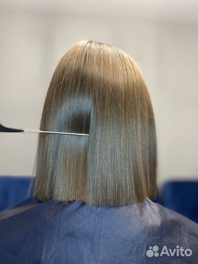 Кератиновое выпрямление волос модель