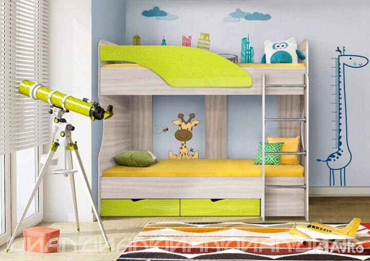 Двухъярусная кровать Бриз