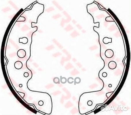 Колодки тормозные барабанные задн suzuki: grand