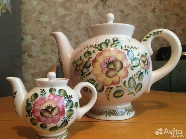 Чайный набор-доливочный и заварочный чайники СССР