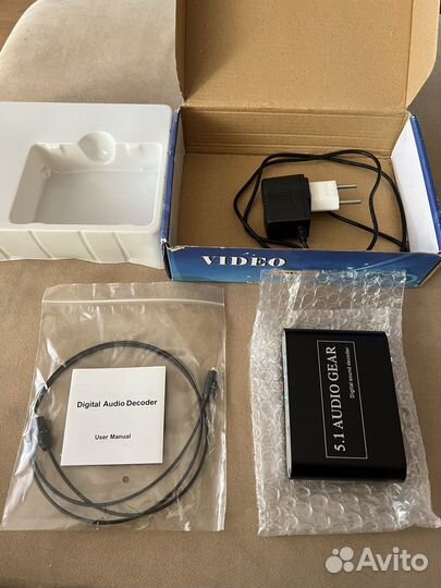 Аудио конвертер 5.1 цифра/аналог jack 3.5