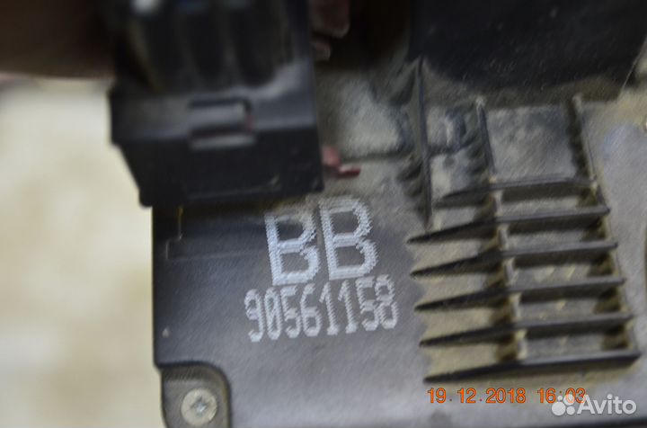 Замок двери задней правой Opel Astra G