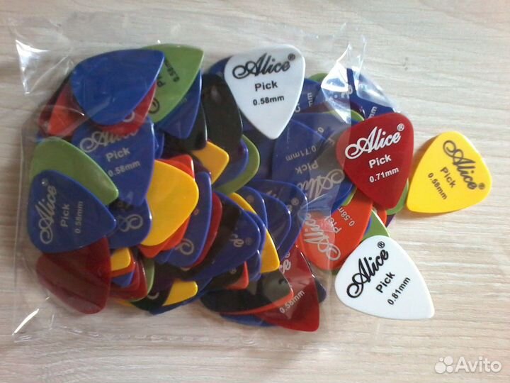 Медиаторы Alice 60шт Новые