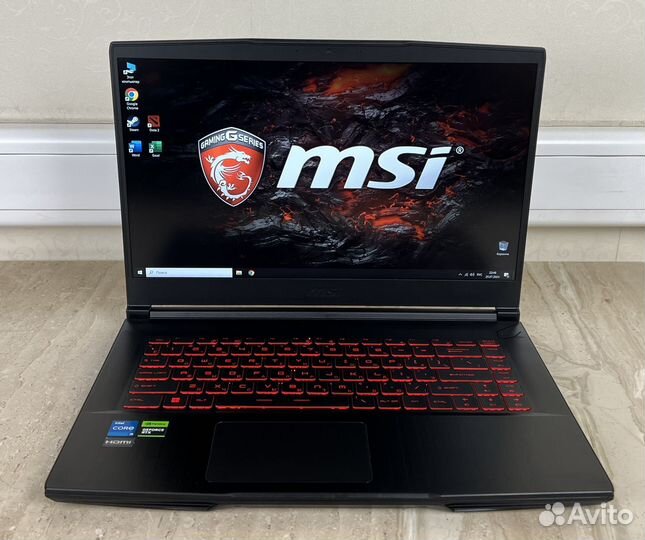 Игровой MSI GF63 Thin (i5-12450H/ RTX 3050/ 16 гб)