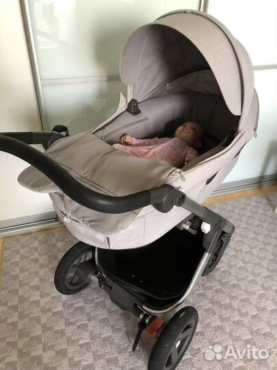 Коляска stokke trailz 3 в 1, зимний комплект