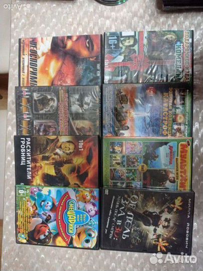 Диски. мультики, фильмы и т. д