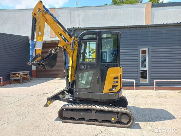 Мини-экскаватор SANY SY26U, 2024