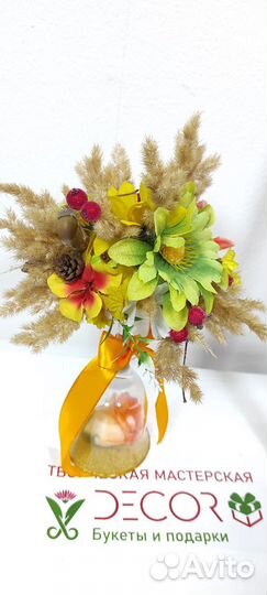Сухоцветы поделки