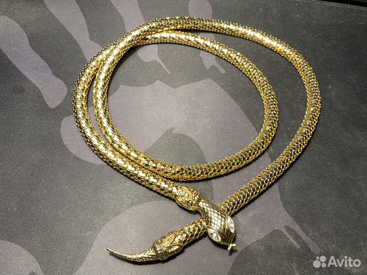 Dl Auld винтажное колье в виде змеи