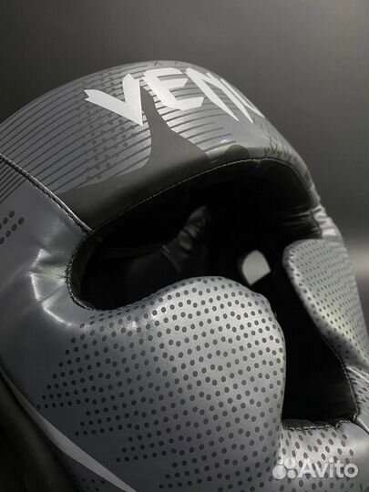 Шлем Venum Army Grey кож.зам