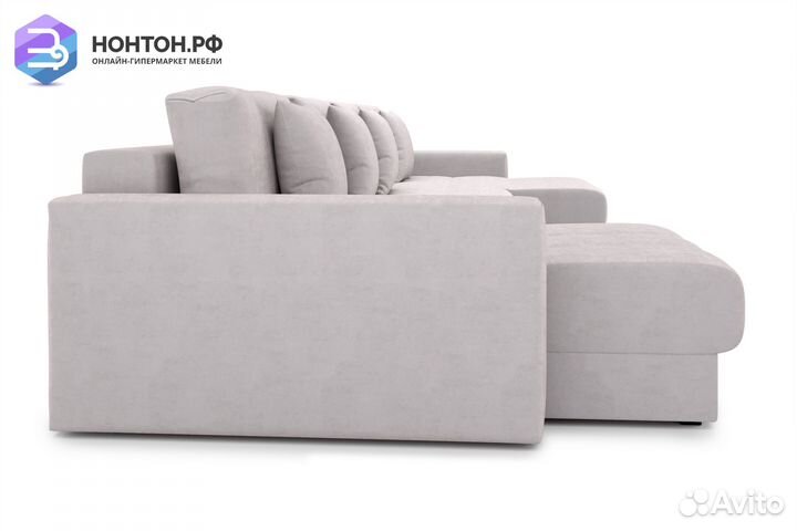 Диван п-образный тик-так Монарх М2О2 бежевый