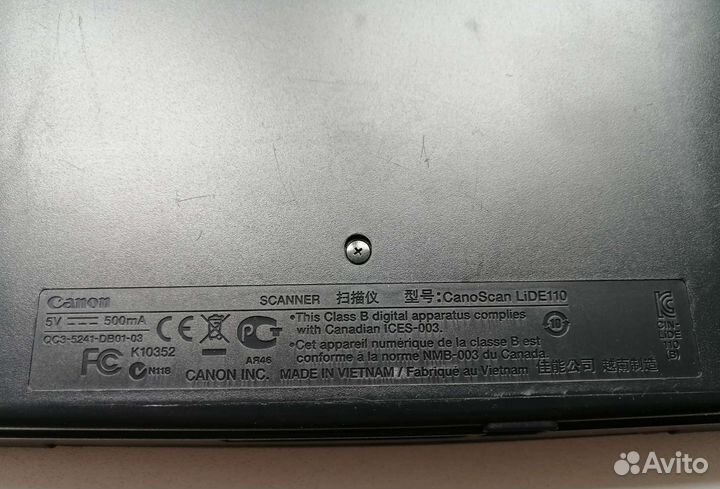 Сканер canon lide 110 ремонт или на запчасти