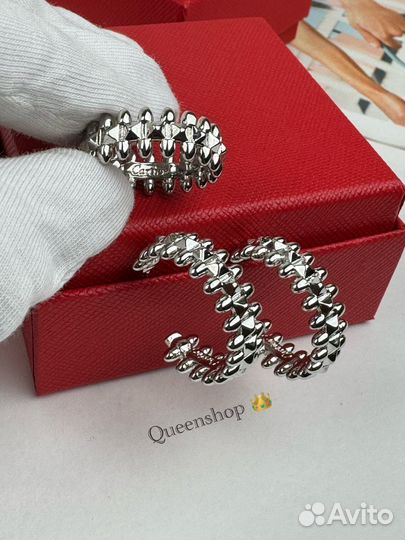 Серьги и кольцо Cartier clash