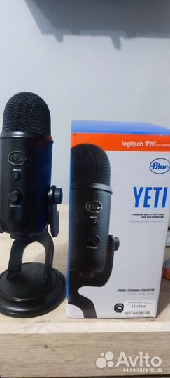 Студийный микрофон blue yeti