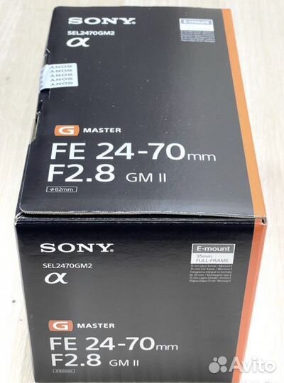 Sony FE 24-70 f/2.8 GM II, Новый