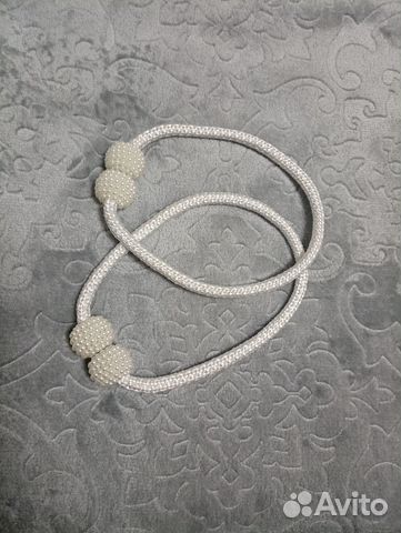 Подхваты для штор жемчужные на магните