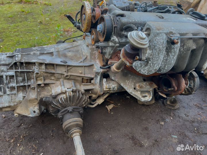 Двигатель дизельный audi AEL 2.5 TDI с коробкой