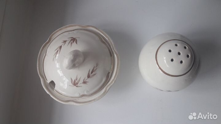 Блюдо СССР зик Конаково, солонка, перечница