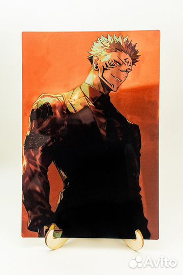 Картина, Сукуна, Гоку, ван-пис, аниме. Метал принт