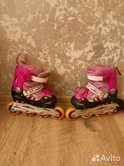 Роликовые коньки детские раздвижные