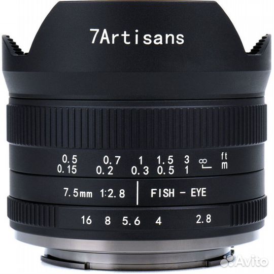 Объектив 7Artisans 7.5mm F2.8 II Fisheye Z-mount