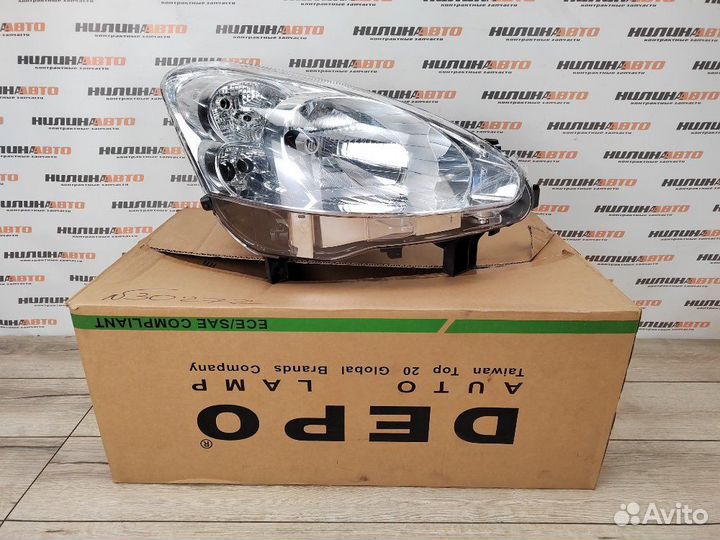 Фара галогеновая передняя правая Peugeot Partner