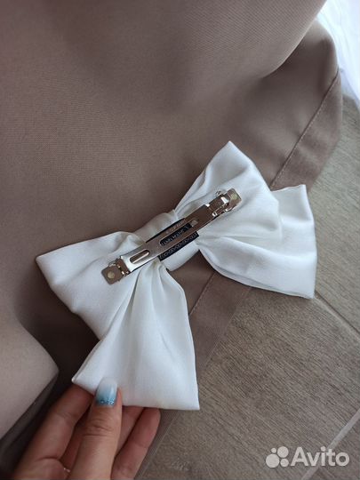 Бантик большой заколка для девочки