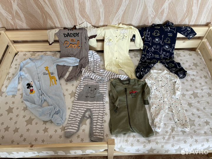 Вещи детские пакетом от 6 до 12 месяцев