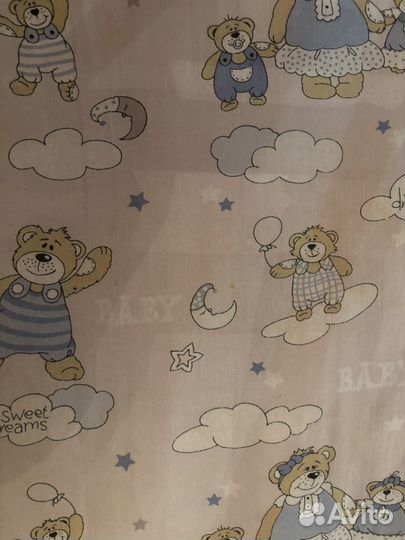 Детская кроватка с матрасом для новорожденных