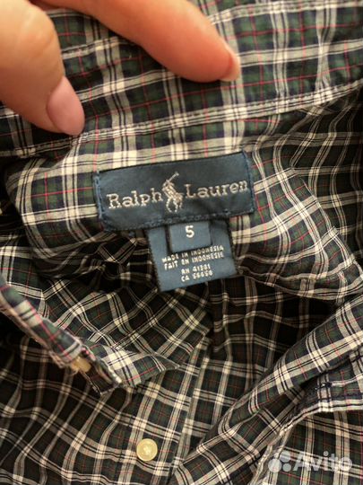 Ralph lauren рубашка 5 лет
