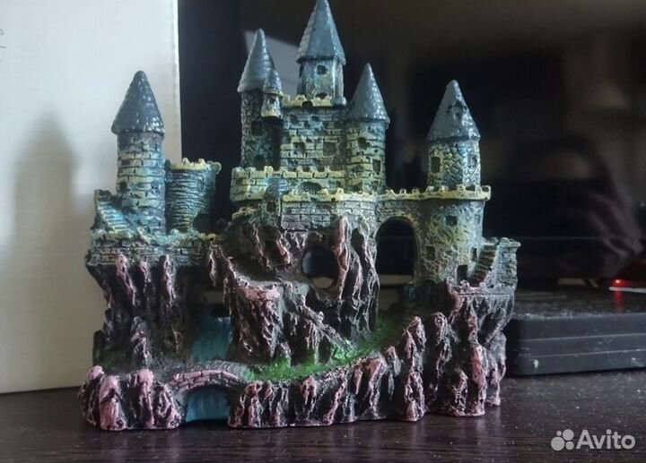 Замок грот декор аквариум