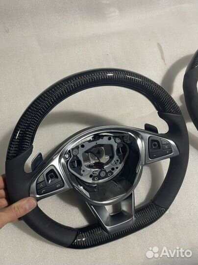 Руль mercedes карбон