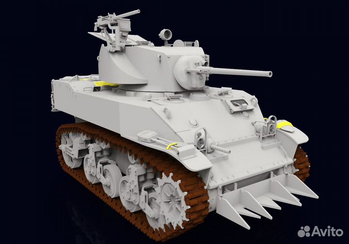 MC16006 1/16 M5A1 Stuart (Late Production)