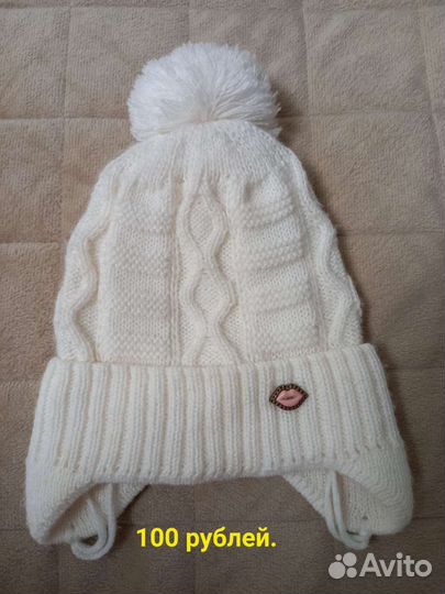 Шапочка для девочки на весну