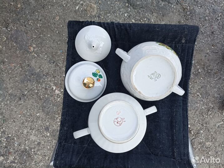 Сахарница фарфор СССР