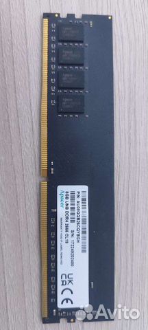 Оперативная память apacer ddr4 8gb 2666 CL19 объявление продам