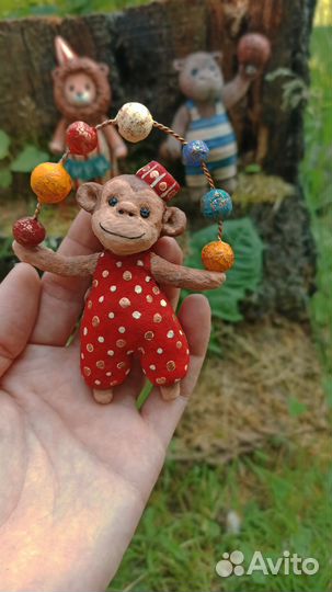 Ватные ëлочные игрушки