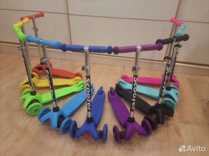 Самокаты детские трехколесные