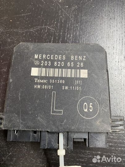 Блок двери mercedes w203