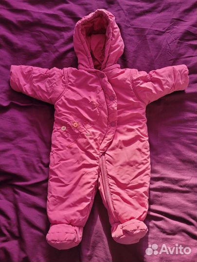 Зимний комбинезон для девочки 98 размер