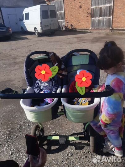 Коляска для двойни 2 в 1