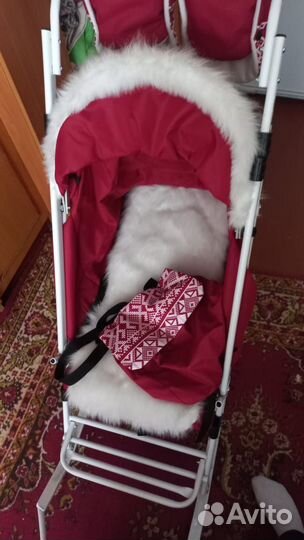 Детские зимние санки