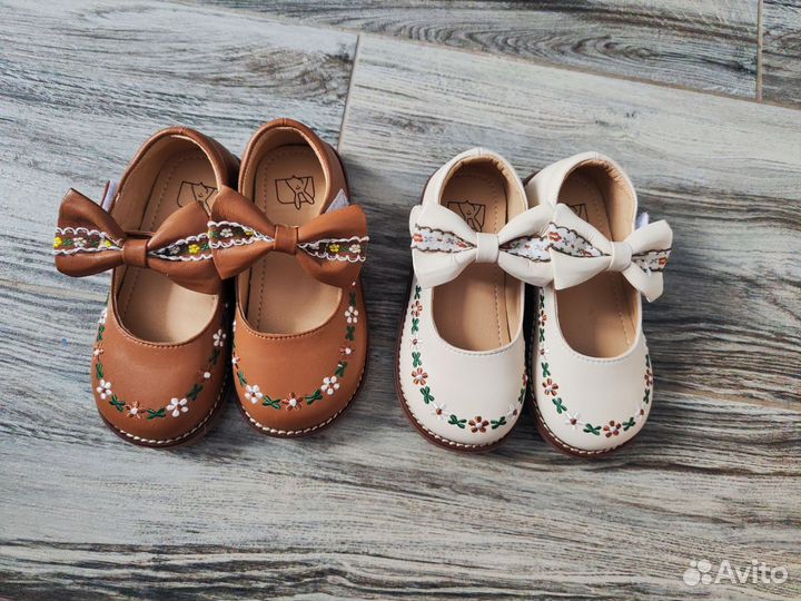 Туфли для девочки в ретро стиле