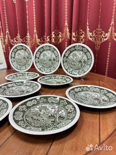 Пирожковые тарелки зеленые Villeroy Boch Rusticana