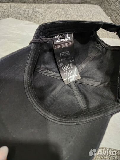 Кепка Karl Lagerfeld чёрная с синем, оригинал