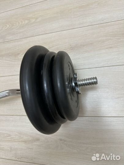 Штанга, кривой гриф 45 кг