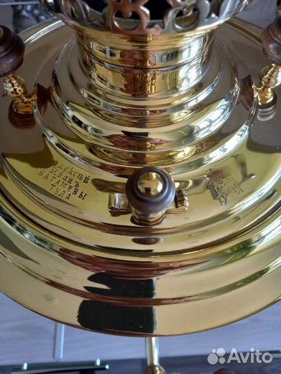 Старинный угольный самовар